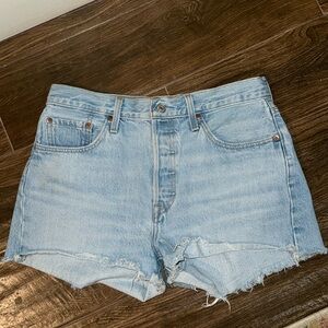 Levi 501 denim shorts